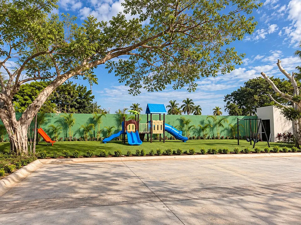 Juegos infantiles terminados de Naranjo Residencial
