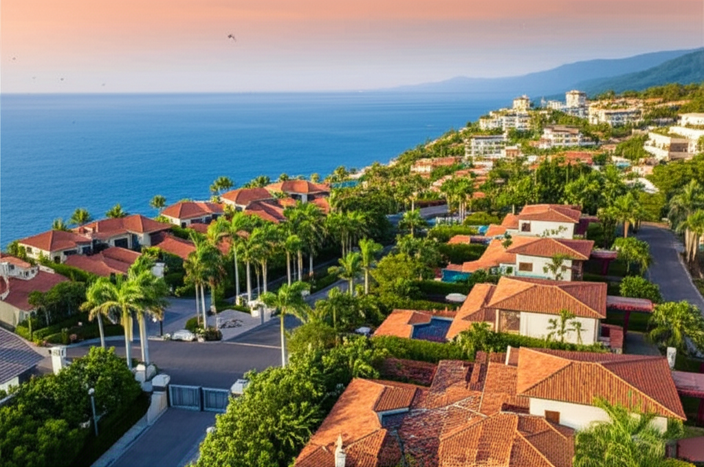 Acceso principal de Naranjo Residencial en Puerto Vallarta